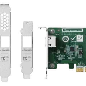 QNAP QXG-2G1T-I225 - Netzwerkadapter - PCIe 2.0 - 2.5GBase-T x 1 - für QNAP TDS-16489U R2, TS-1232, 253, 453, 473, 832, 853, 877, 977, TVS-2472, 473, 872, 873