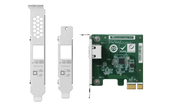 QNAP QXG-2G1T-I225 - Netzwerkadapter - PCIe 2.0 - 2.5GBase-T x 1 - für QNAP TDS-16489U R2, TS-1232, 253, 453, 473, 832, 853, 877, 977, TVS-2472, 473, 872, 873