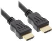 InLine - Premium Highspeed - HDMI-Kabel mit Ethernet - HDMI männlich zu HDMI männlich - 2,0m - Dreifachisolierung - Schwarz - geformt, 4K Unterstützung (Packung mit 30) (B-17502P)