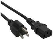 InLine - Stromkabel - Typ B (S) zu power IEC 60320 C13 - Wechselstrom 125 V - 10 A - 1,8m - Schwarz - Vereinigte Staaten (Packung mit 40) (B-16652U)