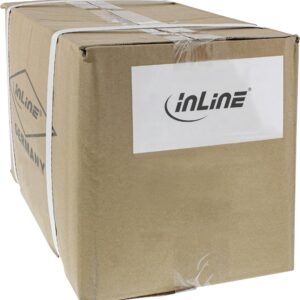 InLine - Stromkabel - Typ E (M) zu power IEC 60320 C13 - 1,8m - geformt - Schwarz (Packung mit 35) (B-16651)