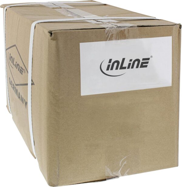 InLine - Stromkabel - Typ E (M) zu power IEC 60320 C13 - 1,8m - geformt - Schwarz (Packung mit 35) (B-16651)