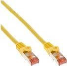 InLine - Patch-Kabel - RJ-45 (M) zu RJ-45 (M) - 2,0m - SFTP, PiMF - CAT 6 - ohne Haken, verseilt - Gelb (Packung mit 40) (B-76402Y)