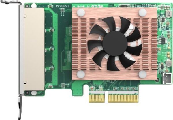 QNAP QXG-2G4T-I225 - Netzwerkadapter - PCIe 2,0 x4 Low-Profile - 2,5GBase-T x 4 - für QNAP TDS-16489, 16489U R2, TS-1886, 251, 2888, h1277, h1283, h977, TVS-1672, 672, 872, 972 (QXG-2G4T-I225)