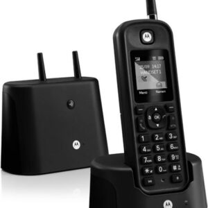 Motorola O201 DECT Schnurloses Telefon analog Freisprechen Schwarz (2249706)