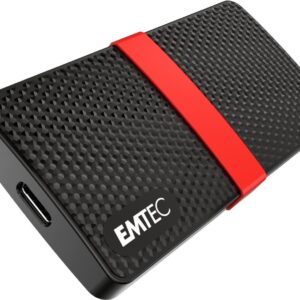Emtec X200 - 2 TB - USB Typ-C - 3.2 Gen 1 (3.1 Gen 1) - 450 MB/s - 5 Gbit/s - Schwarz (ECSSD2TX200)