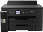 Epson EcoTank ET-16150 - Drucker - Farbe - Duplex - Tintenstrahl - A3 - 4800 x 1200 dpi - bis zu 25 Seiten/Min. (einfarbig)/bis zu 25 Seiten/Min. (Farbe) - Kapazität: 550 Blätter - USB, LAN, Wi-Fi - Schwarz (C11CJ04401)