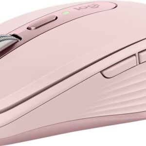 Logitech MX Anywhere 3 - Maus - Laser - 6 Tasten - kabellos - 2,4 GHz, Bluetooth - kabelloser Empfänger (USB) - rosé (910-005990)