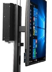 Dell Micro Form Factor All-in-One Stand MFS18 - Aufstellung - für Monitor / Mini-PC - Bildschirmgröße: 48,3-68,6 cm (19"-27") - Montageschnittstelle: 100 x 100 mm - Schreibtisch - für OptiPlex 3020, 3040, 3046, 3050, 3060, 5050, 5060, 7040, 7050, 7060 (Micro), 9020 (Micro) (452-BCQC)