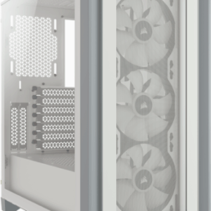 CORSAIR iCUE 4000X RGB - Tower - ATX - ohne Netzteil (ATX) - weiß - USB/Audio (CC-9011205-WW)