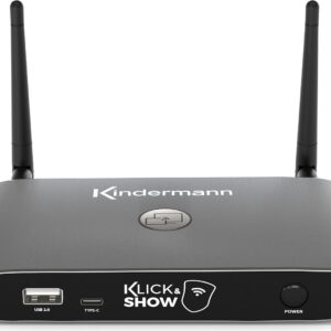 Kindermann Klick & Show K 40 Base Unit - Kabelloses Präsentationssystem HDMI Desktop (WMS-40)