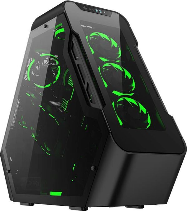Jonsbo TR03-G BLACK Computer-Gehäuse Cube Schwarz (TR03-G BLACK)