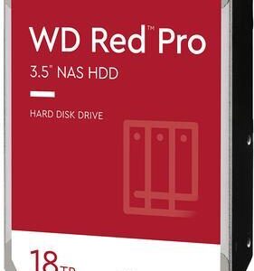 WD Red Pro WD181KFGX - Festplatte - 18TB - intern - 3.5" (8,9 cm) - SATA 6Gb/s - 7200 U/min - Puffer: 512MB (WD181KFGX)