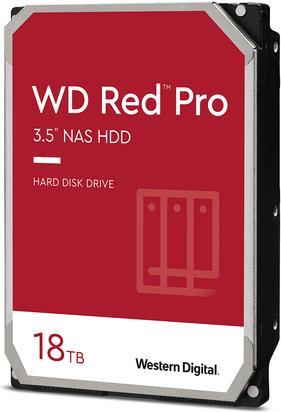 WD Red Pro WD181KFGX - Festplatte - 18TB - intern - 3.5" (8,9 cm) - SATA 6Gb/s - 7200 U/min - Puffer: 512MB (WD181KFGX)