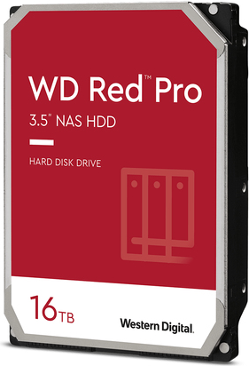WD Red Pro WD161KFGX - Festplatte - 16TB - intern - 3.5" (8,9 cm) - SATA 6Gb/s - 7200 U/min - Puffer: 512MB (WD161KFGX)