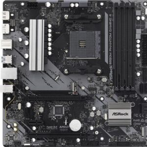 ASRock B550M Phantom Gaming 4 - Motherboard - micro ATX - Socket AM4 - AMD B550 Chipsatz - USB 3,2 Gen 1 - Gigabit LAN - Onboard-Grafik (CPU erforderlich) - HD Audio (8-Kanal) (90-MXBE90-A0UAYZ)