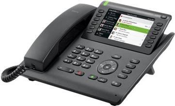 Unify OpenScape Desk Phone CP700 - VoIP-Telefon - mit Bluetooth-Schnittstelle - dreiweg Anruffunktion - SIP - Schwarz