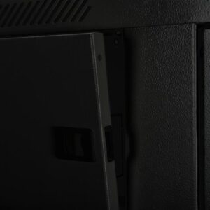 DIGITUS Dynamic Basic DN-19 07-U-EC-SW - Schrank Netzwerkschrank - geeignet für Wandmontage - RAL 9005 - 7U - 48.3 cm (19")
