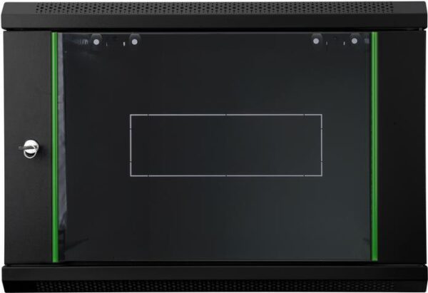 DIGITUS Dynamic Basic DN-19 09-U-EC-SW - Schrank Netzwerkschrank - geeignet für Wandmontage - Schwarz, RAL 9005 - 9U - 48.3 cm (19")