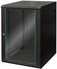 DIGITUS Dynamic Basic DN-19 16U-6/6-EC-SW - Schrank Netzwerkschrank - geeignet für Wandmontage - Schwarz, RAL 9005 - 16U - 48.3 cm (19")