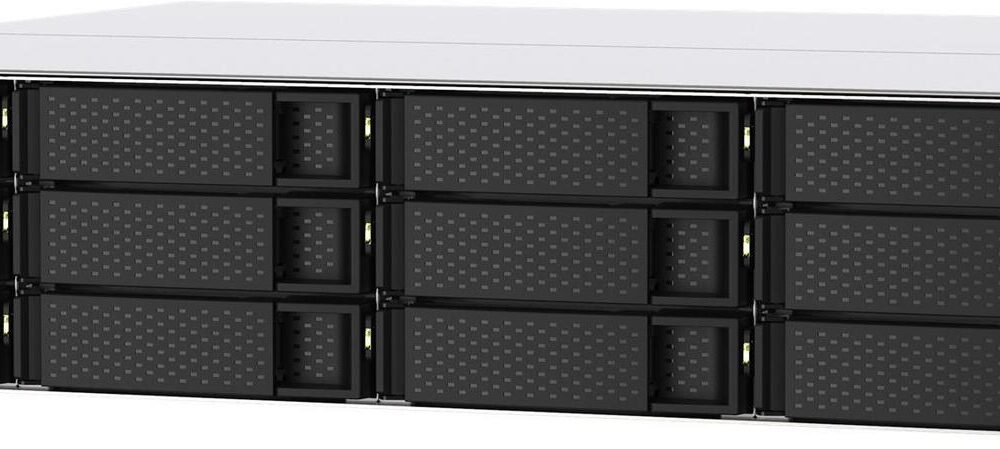 QNAP TS-1273AU-RP - NAS-Server - 12 Schächte - Rack - einbaufähig - SATA 6Gb/s - RAID 0, 1, 5, 6, 10, JBOD, 5 Hot Spare, 6 Hot Spare, 10-Hot-Spare - RAM 8 GB - Gigabit Ethernet / 2.5 Gigabit Ethernet - iSCSI - 2U