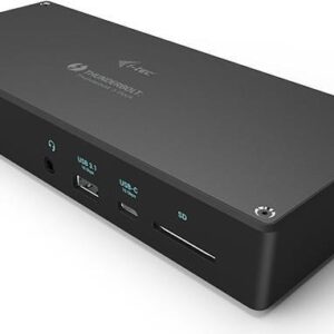 I-TEC Thunderbolt 3 Docking Station 1xDP 1xHDMI 1xTB3 1xGLAN 1xUSB-C 1xUSB 3.1 Gen2 4xUSB 3.0 1xSD Kartenleser 1x Audio/Mic 96W PD (TB3TRIPLEDOCKPD)