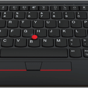 Lenovo ThinkPad TrackPoint Keyboard II - Tastatur - mit Trackpoint - kabellos - 2.4 GHz, Bluetooth 5.0 - QWERTY - USA - Tastenschalter: Scissor-Key - Pure Black - für IdeaPad 3 15, ThinkCentre M70s Gen 3, M70t Gen 3, M75q Gen 2, ThinkCentre neo 50