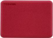 Toshiba Canvio Advance - Festplatte - 2 TB - extern (tragbar) - 2.5" (6.4 cm) - USB 3.2 Gen 1 - Rot