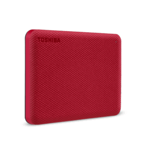 Toshiba Canvio Advance - Festplatte - 4 TB - extern (tragbar) - 2.5" (6.4 cm) - USB 3.2 Gen 1 - Rot