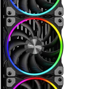 EKL Alpenföhn Gletscherwasser - Prozessor-Flüssigkeitskühlsystem - Kühlergröße: 360 mm - (für: LGA1156, AM2, AM2+, LGA1366, AM3, LGA1155, AM3+, LGA2011, FM1, LGA1150, LGA2011-3, LGA1151, AM4, LGA2066, TR4, sTRX4, LGA1200) - Kupfer - 120 mm - Schwarz (84000000182)