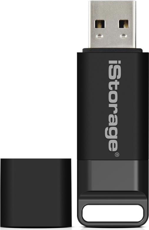 iStorage datAshur BT - USB Flash-Laufwerk (biometrisch) - verschlüsselt - 128GB - USB 3,2 Gen 1 (IS-FL-DBT-256-128)