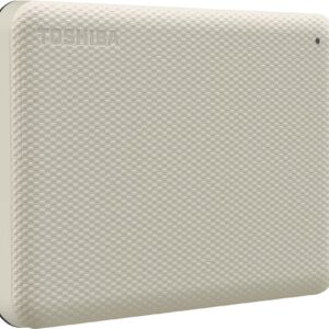 Toshiba Canvio Advance - Festplatte - 2 TB - extern (tragbar) - 2.5" (6.4 cm) - USB 3.2 Gen 1 - hellbeige