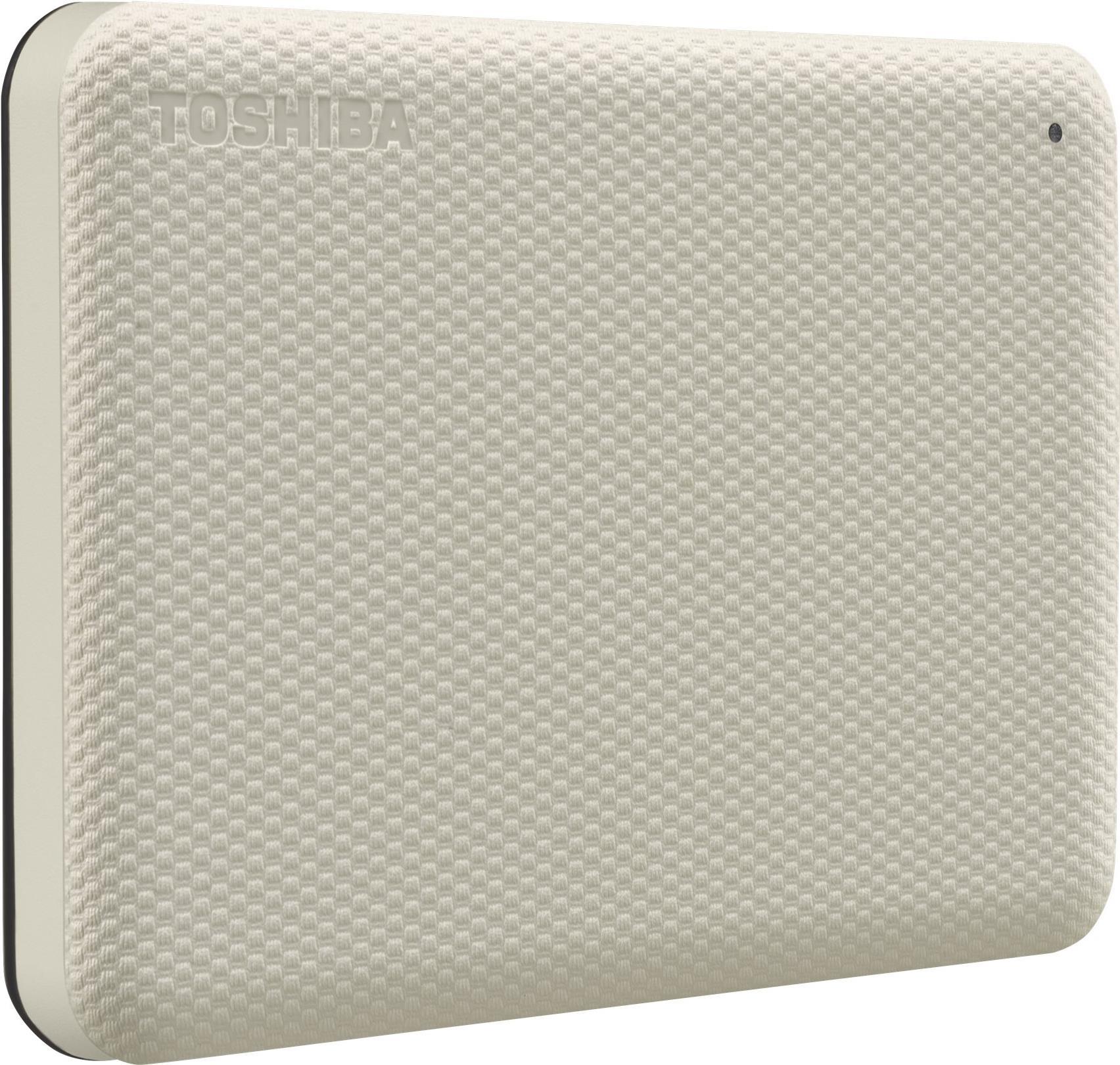 Toshiba Canvio Advance - Festplatte - 2 TB - extern (tragbar) - 2.5" (6.4 cm) - USB 3.2 Gen 1 - hellbeige