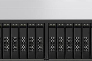 QNAP TS-H2490FU - NAS-Server - 24 Schächte - Rack - einbaufähig - PCI Express 3.0 x4 (NVMe) - RAID 0, 1, 5, 6, 10, 50, JBOD, 60 - RAM 128 GB - 25 Gigabit Ethernet - iSCSI