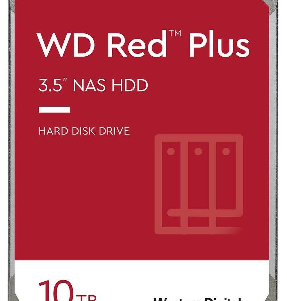WD Red Plus WD101EFBX - Festplatte - 10TB - intern - 3.5" (8,9 cm) - SATA 6Gb/s - 7200 U/min - Puffer: 256MB (WD101EFBX)
