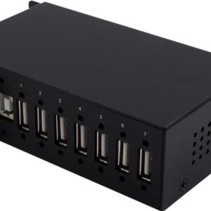 EXSYS EX-1179HMVS Schnittstellen-Hub USB 2.0 Type-B 480 Mbit/s Schwarz (EX-1179HMVS)