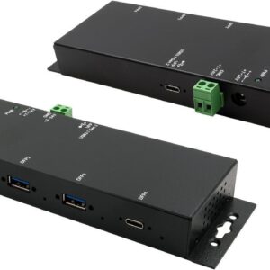 Exsys EX-1234HMVS - Hub - 4 x USB 3,2 Gen 2 - Desktop, wandmontierbar - Gleichstrom (EX-1234HMVS)