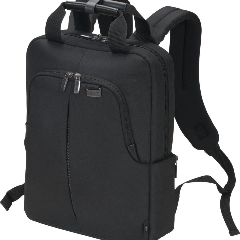 DICOTA Eco Backpack Slim PRO - Notebook-Rucksack - 35.8 cm - 30,50cm (12") - 14.1" - Schwarz
