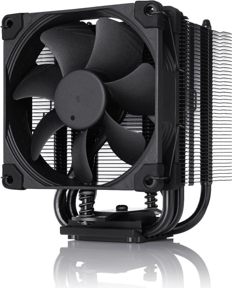 Noctua chromax NH-U9S - Prozessor-Luftkühler - (für: LGA1200, LGA1156, LGA1155, LGA1151, LGA1150, LGA1700, LGA2066, LGA2011-0, LGA2011-3 (Square ILM), AM4, AM5) - Kupfer-Bodenplatte und vernickelte Aluminium-Finnen - 92 mm - Schwarz (NH-U9S CH.BK)