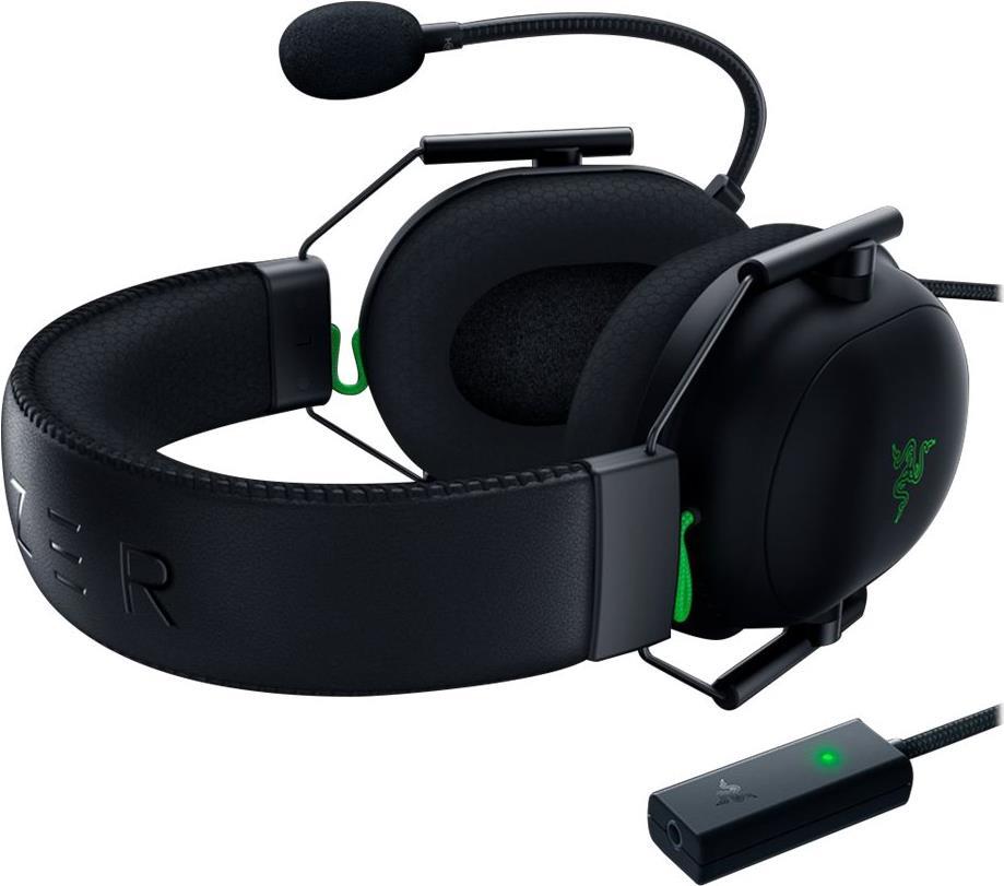Razer BlackShark V2 - Headset - ohrumschließend - kabelgebunden - 3,5 mm Stecker - Geräuschisolierung (RZ04-03230100-R3M1)