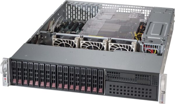 Super Micro Supermicro SC213 BAC8-R1K23LPB - Rack-Montage - 2U - Erweitertes ATX - SATA/SAS - Hot-Swap 1200 Watt - Schwarz (CSE-213BAC8-R1K23LPB)
