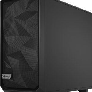 Fractal Design Meshify 2 - Tower - Erweitertes ATX - Seitenteil mit Fenster (gehärtetes Glas) - keine Spannungsversorgung (ATX) - Schwarz - USB/Audio (FD-C-MES2A-03)