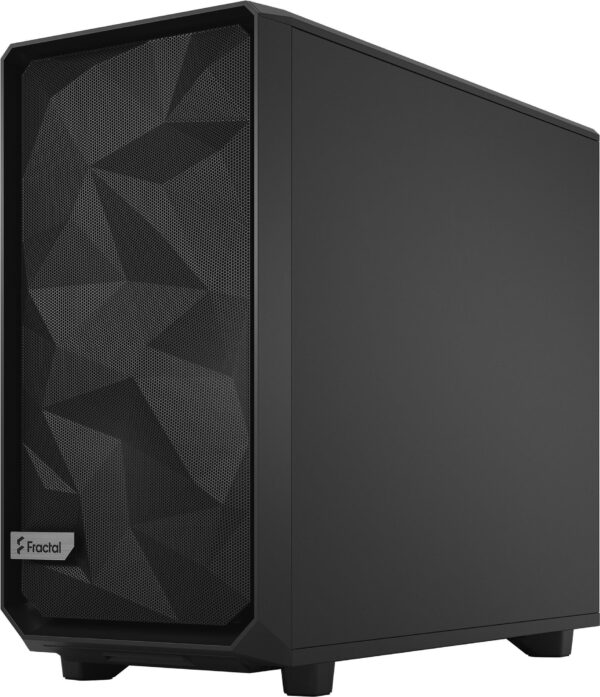 Fractal Design Meshify 2 - Tower - Erweitertes ATX - Seitenteil mit Fenster (gehärtetes Glas) - keine Spannungsversorgung (ATX) - Schwarz - USB/Audio (FD-C-MES2A-03)