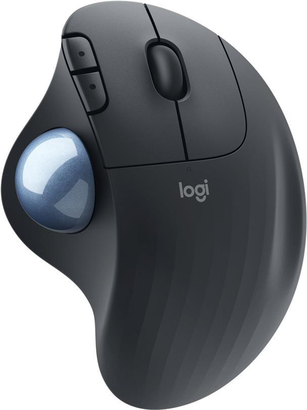 Logitech Ergo Series ERGO M575 - Trackball - optisch - 5 Tasten - kabellos - Bluetooth 5,0 LE, 2,4 GHz - kabelloser Empfänger (USB) - Graphite (910-005872)
