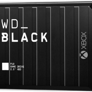 WD_BLACK P10 Game Drive for Xbox One WDBA5G0040BBK - Festplatte - 4 TB - extern (tragbar) - USB 3.2 Gen 1 - Schwarz mit weißer Verzierung