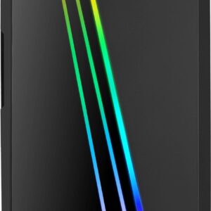 AeroCool Mirage-G-BK-v1 - MDT - ATX - windowed side panel (tempered glass) - ohne Netzteil (ATX) - Schwarz - USB/Audio (ACCM-PB25013.11)