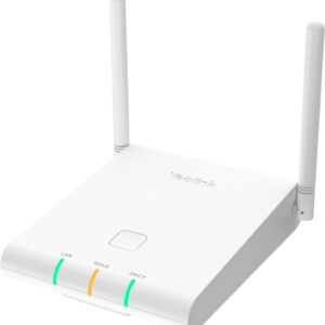 Yealink W90DM - Basisstation für schnurloses Telefon/VoIP-Telefon mit Rufnummernanzeige - DECTGAP - dreiweg Anruffunktion - SIP, SIP v2 - Mehrfachleitungsbetrieb - 250 Leitungen - weiß (1302016)