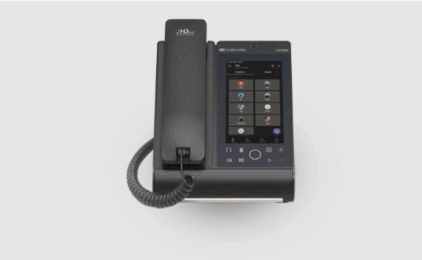 AudioCodes C470HD IP Phone - VoIP-Telefon - mit Bluetooth-Schnittstelle - RTCP, RTP, SRTP (TEAMS-C470HD-DBW)
