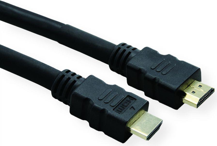 ROLINE 14.01.3458 HDMI-Kabel 25 m HDMI Typ A (Standard) Schwarz (14.01.3458)