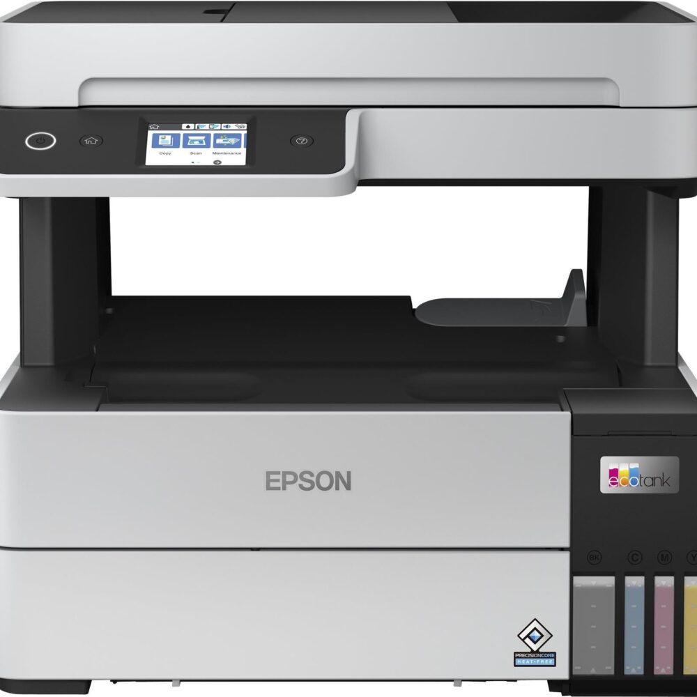 Epson EcoTank ET-5150 - Multifunktionsdrucker - Farbe - Tintenstrahl - A4/Legal (Medien) - bis zu 17.5 Seiten/Min. (Drucken) - 250 Blatt - USB, LAN, Wi-Fi